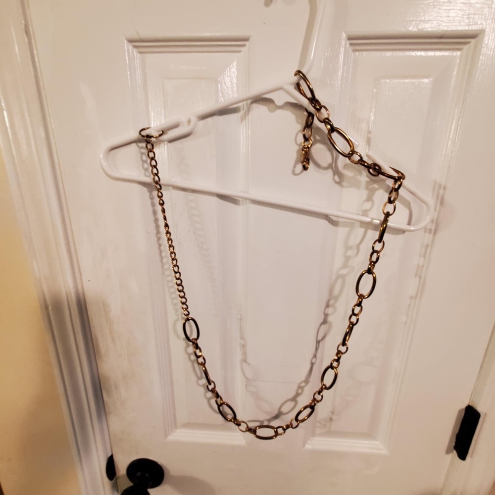 Chic Gold-Tone Chain Necklace